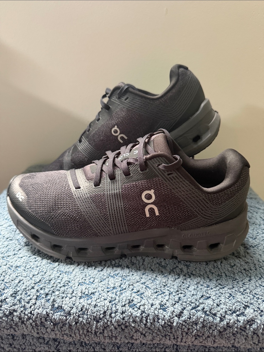 On Running Cloudnova Sneakers in Charcoal/Black